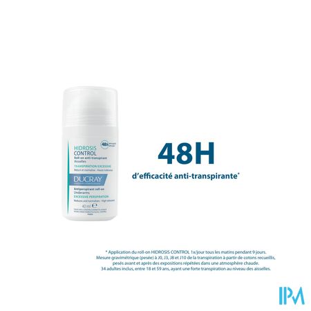 Ducray Hidrosis Control Roll-on 40ml Nf 16