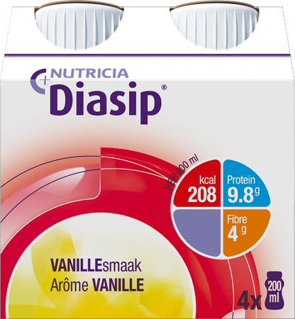 Diasip Vanille Fles 4x200ml 2
