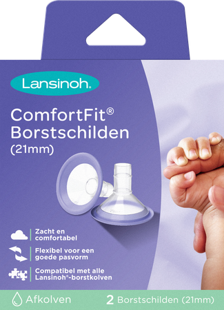 Lansinoh Borstschilden Comfort Fit 2x28mm 1