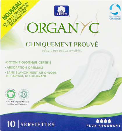 Organyc Serviettes Super Coton Bio 10 1