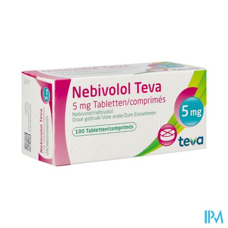 Nebivolol Teva Comp 100 X 5mg