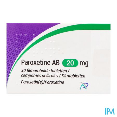 Paroxetine Ab 20mg Comp Pell 30 X 20mg 1
