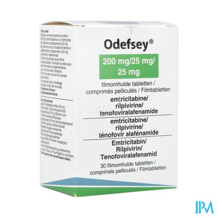 Odefsey 200mg/ 25mg/ 25mg Abacus Filmomh Tabl 30