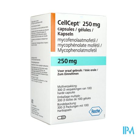 Cellcept 250mg Caps 3x100