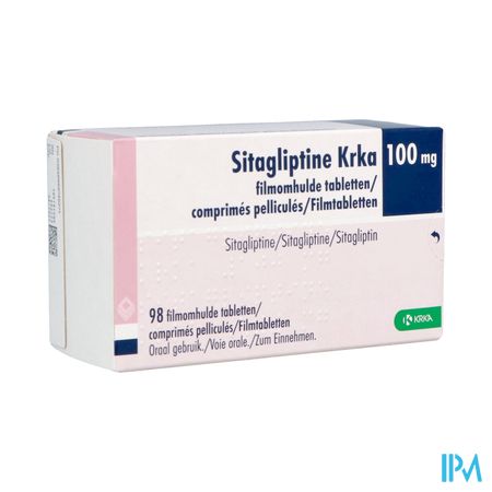 Sitagliptin Krka 100mg Filmomh Tabl 98