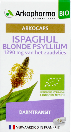 Arkogelules Ispaghul Psyllium Blond Bio Caps 45 12