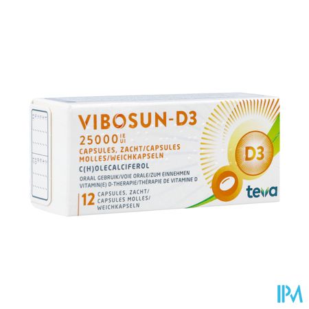 Vibosun-d3 25000ie Zachte Caps 12