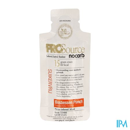 Prosource Nocarb Myrtille 15g Protein Sach 1x30ml