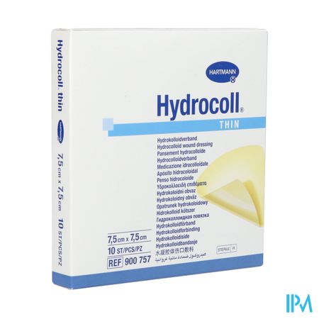 Hydrocoll Thin 7,5x 7,5cm 10 9007571