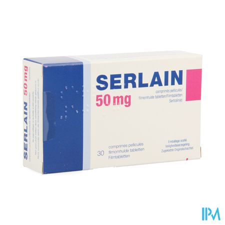 Serlain 50mg Pi Pharma Comp Pell 30 X 50mg Pip