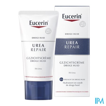 Eucerin Droge Huid Gezichtscreme 5% Urea Tbe 50ml