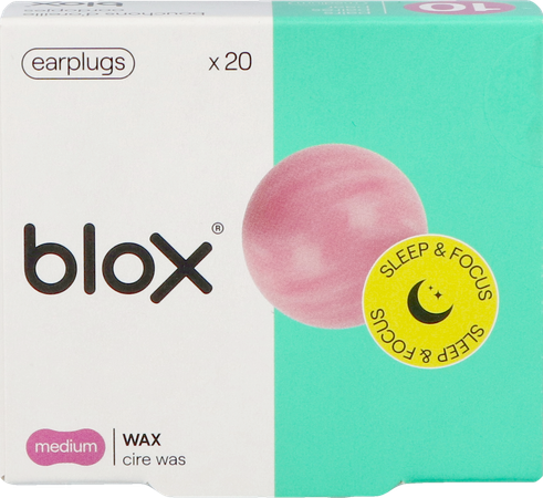 Blox Natuurlijke Was Oordopjes 10 Paar 2