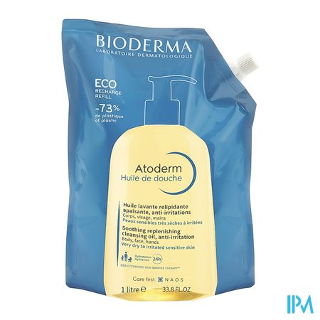 Bioderma Atoderm Huile Douche Ecorecharge 1l 3