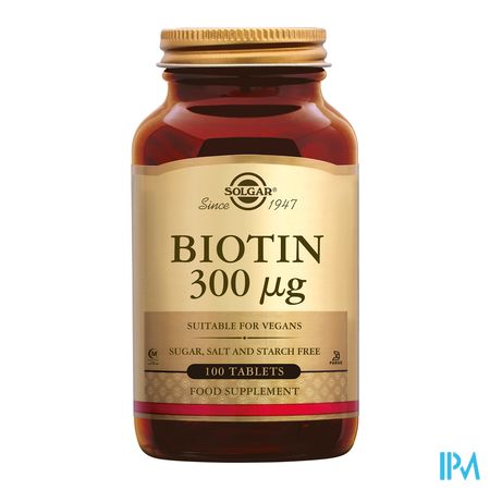 Solgar Biotin Comp 100x300mcg 1