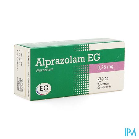 Alprazolam EG        Tabl 20X0,25Mg