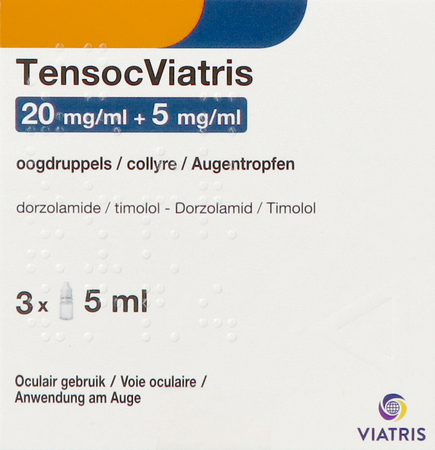 Tensocmylan Viatris Coll 3 X 5ml 20mg/5mg/ml 3
