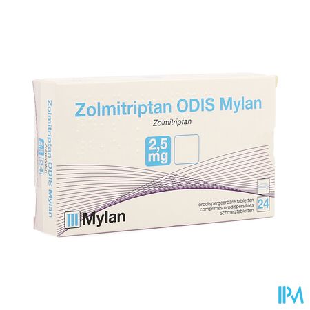 Zolmitriptan Odis Viatris 2,5mg Orodisp.tabl 24