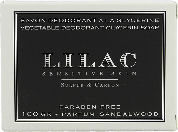 Lilac Deodorantzeep Glycerine Zwavel&act.kool 100g 1