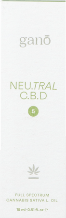 Gano Care Neutral 5% Cbd Olie 15ml 1