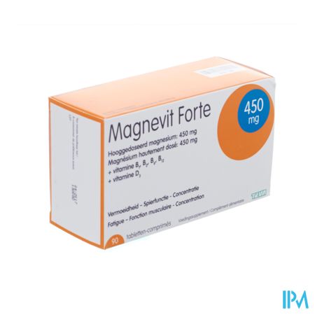 Magnevit Forte 450mg Tabl 90