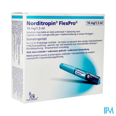 Norditropin Flexpro 10mg/1,5ml Opl Inj Voorg.pen 5