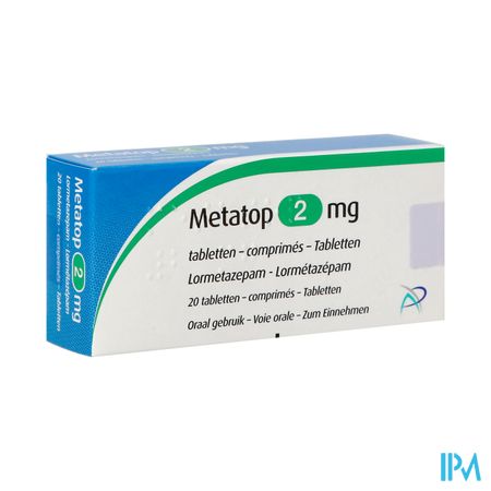 Metatop 2mg Comp 20 X 2mg