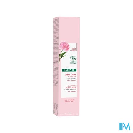 Klorane Visage Pivoine Bio Cr Legere 40ml