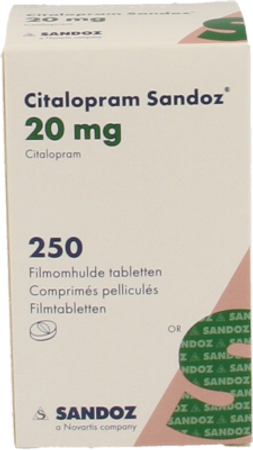 Citalopram Sandoz 20mg Filmomh Tabl Pot 250x20mg 2