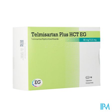 Telmisartan Plus Hct EG 80Mg/12,5 Mg Tabl  98