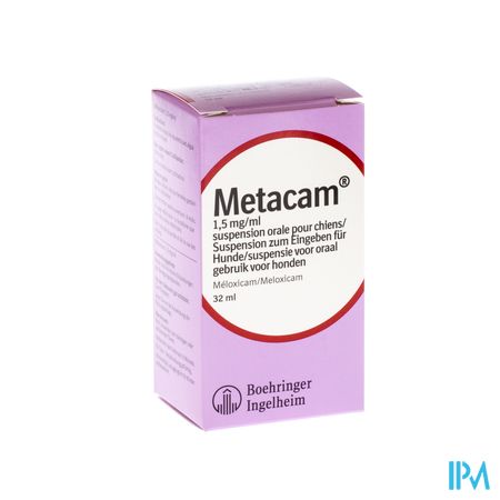 Metacam Susp Oral 1,5mg/1ml 32ml Honden