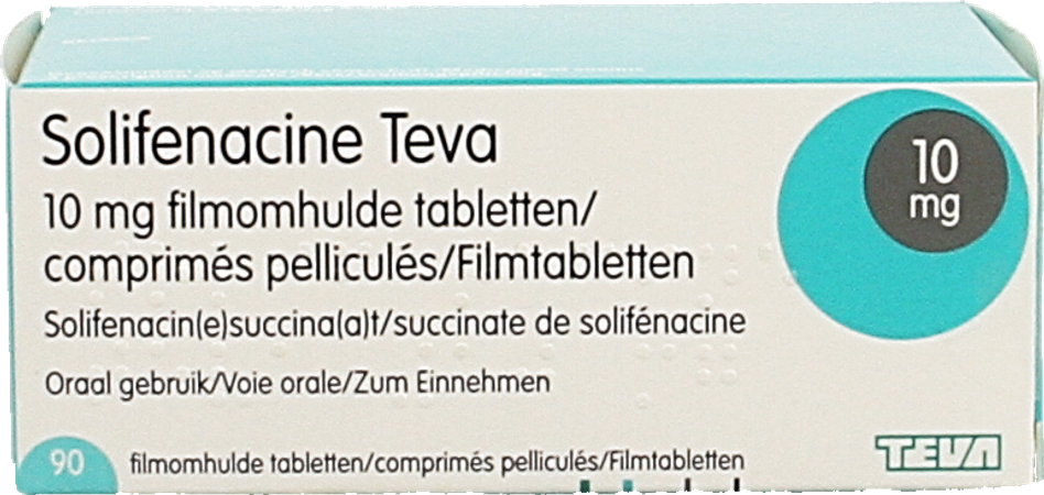 Solifenacine Teva Filmomh Tabl 90 X 10mg 1