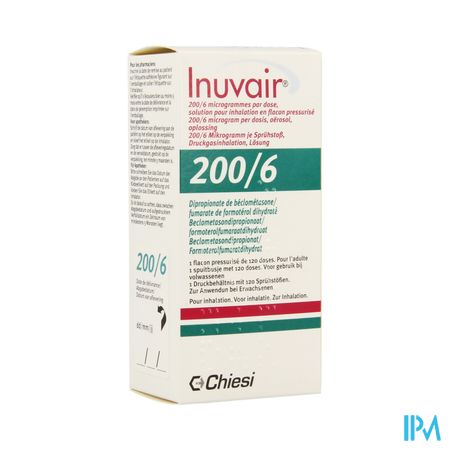 Inuvair 200/6mcg Aerosol Doses 1x120