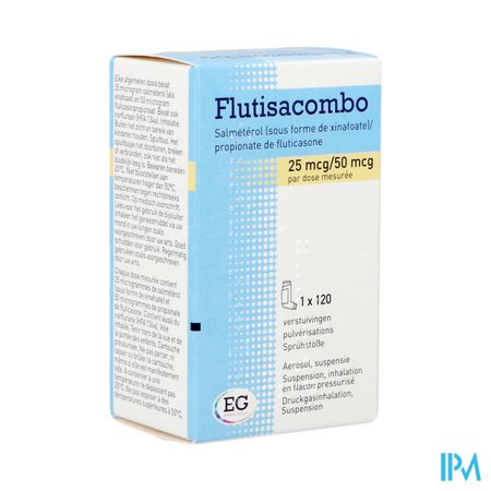 Flutisacombo 25Mcg/ 50Mcg Aerosol 120D