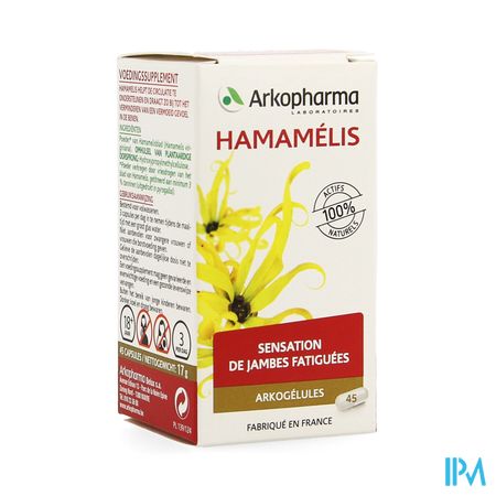 Arkogelules Hamamelis Vegetal 45 Cfr 4137915