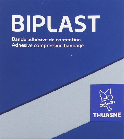 Biplast Drukverband Adh Wit 8cmx2,5m 1 1