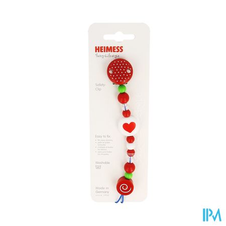 Heimess Fopspeenketting Plastic Hart H732610