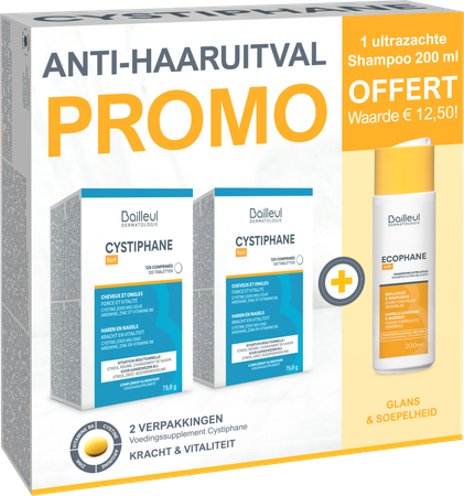 Cystiphane Tabl 2x120 +sh Ultra Zacht 200ml Gratis 2
