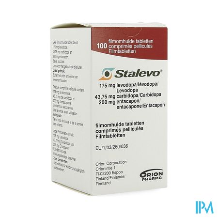 Stalevo 175mg/43,75mg/200mg Comp Pell 100