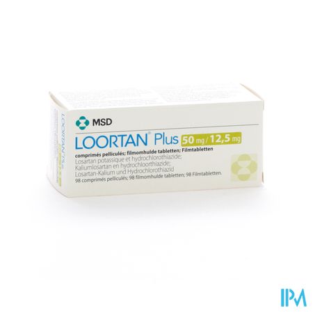 Loortan Plus 50mg/12,5mg Comp Pell 98