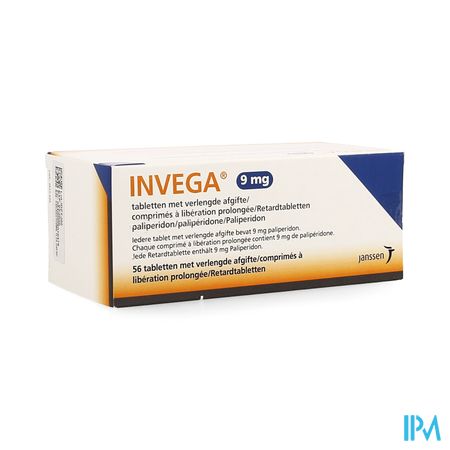 Invega 9mg Verl.afgifte Comp 56 X 9mg Pip