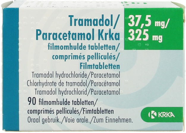 Tramadol Paracetamol Krka 37,5mg/325mg Comp 90 1