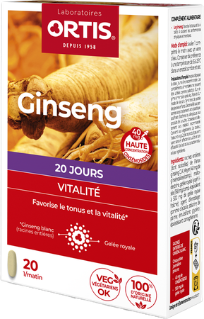 Ortis Vitalite Ginseng 20 Tabl 20 7