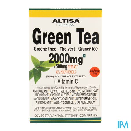 Altisa Groene Thee 2000mg (500mg Extract) Comp 90 1
