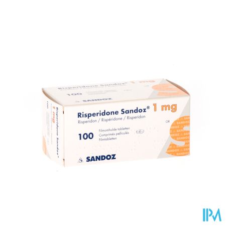 Risperidon Sandoz Comp Pell 100 X 1mg