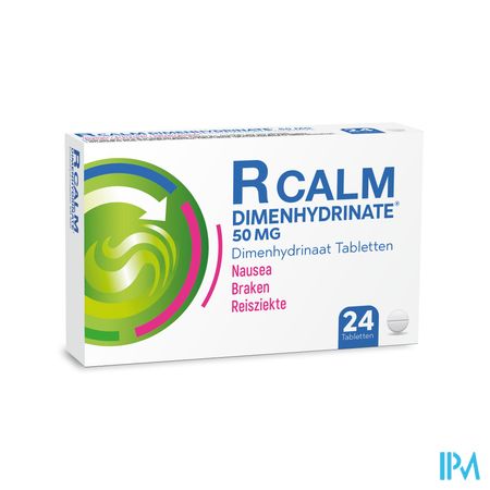 R Calm Dimenhydrinate Tabl 24