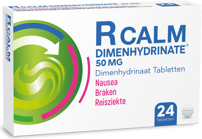 R Calm Dimenhydrinate Tabl 24