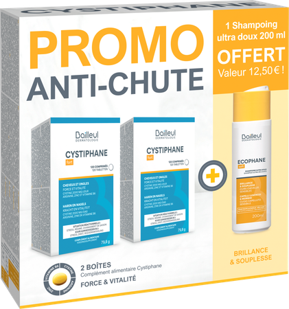 Cystiphane Comp 2x120 +sh Ultra Doux 200ml Gratuit 1