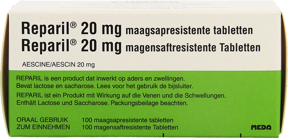 Reparil Comp Gastroresist 100 X 20mg 2