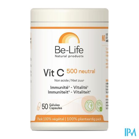 Vit C 500 Neutral Be Life Nf Caps 50 Verv. 4200416 1