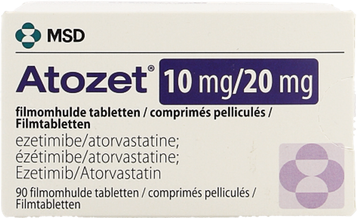 Atozet 10mg/20mg Comp Pell 90 3